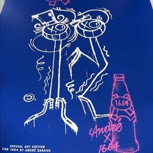 Andres Saraiva x 1664  Kronenbourg Beer Limited Editin Print